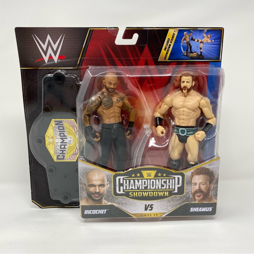 Mattel Shamus vs Ricochet‎ Championship Showdown 2-Pack 6” Action Figures NEW